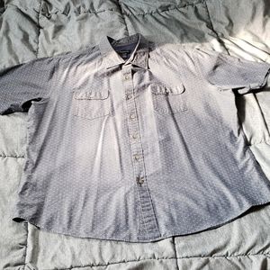 Van Heusen button down short sleeve shirt